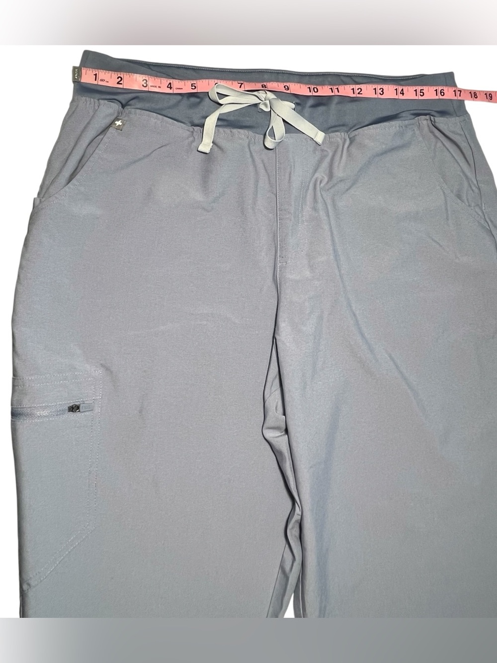 💙🩶FIGS Set of both Catarina XL top & Zamora jogger XL pants Vapor Blue EUC - Picture 11 of 15